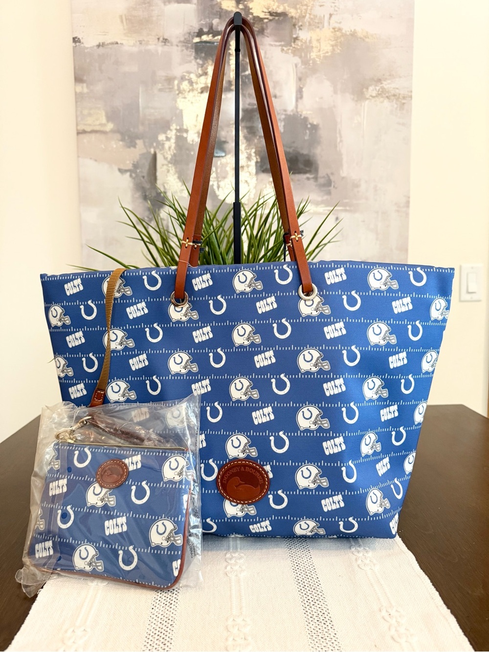 Dooney & Bourke Indianapolis Colts Royal Shopper Tote